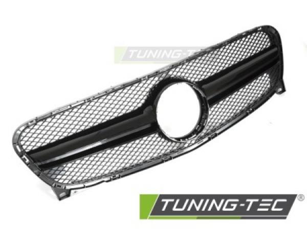Upgrade Sportgrill / Kühlergrill passend für Mercedes Benz GLA (X156) 13-16 Hochglanz schwarz