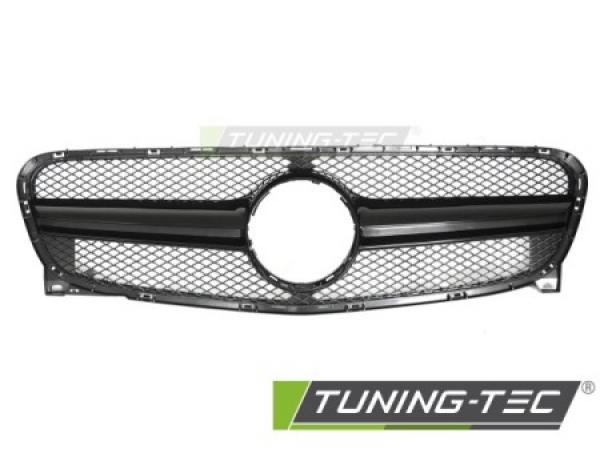 Upgrade Sportgrill / Kühlergrill passend für Mercedes Benz GLA (X156) 13-16 Hochglanz schwarz