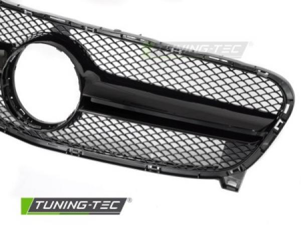 Upgrade Sportgrill / Kühlergrill passend für Mercedes Benz GLA (X156) 13-16 Hochglanz schwarz
