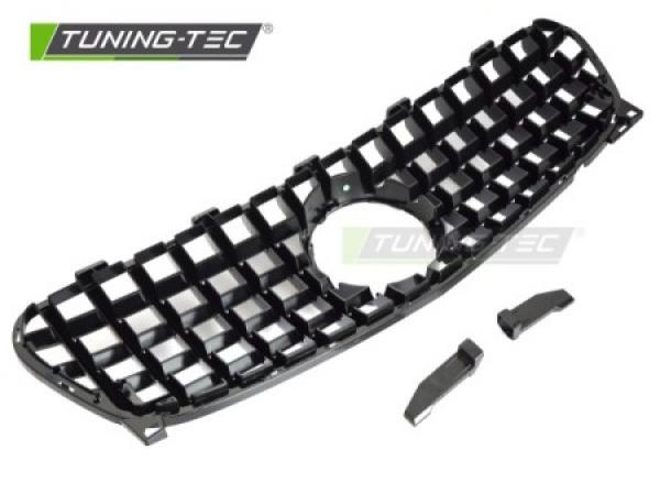 Upgrade Sportgrill / Kühlergrill passend für Mercedes Benz GLA (X156) Facelift (Mopf) 16-19 Hochglanz schwarz