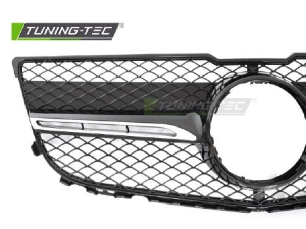 Upgrade Sportgrill / Kühlergrill passend für Mercedes Benz GLK (X204) 13-15 Hochglanz schwarz/chrom