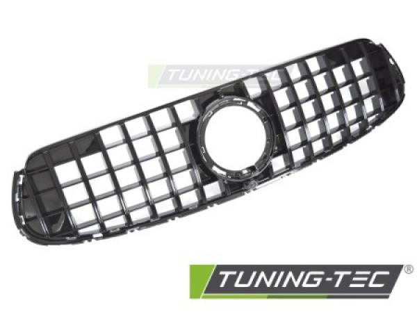 Upgrade Sportgrill / Kühlergrill passend für Mercedes Benz GLC (C253 / X253) 19-22 Hochglanz schwarz