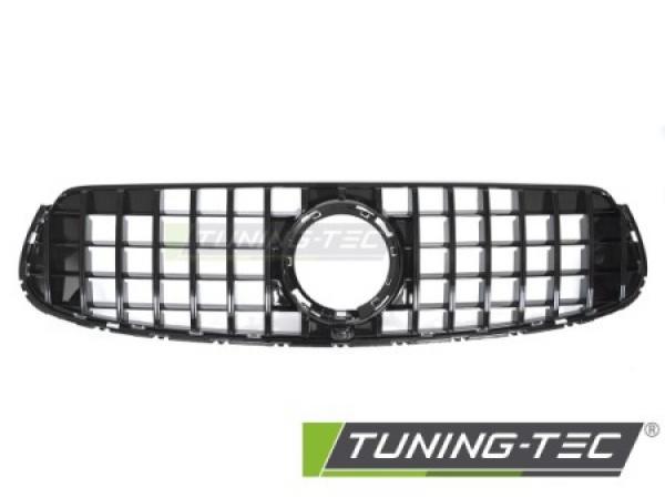 Upgrade Sportgrill / Kühlergrill passend für Mercedes Benz GLC (C253 / X253) 19-22 Hochglanz schwarz