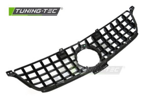Upgrade Sportgrill / Kühlergrill passend für Mercedes Benz ML W166 11-15 Hochglanz schwarz/chrom