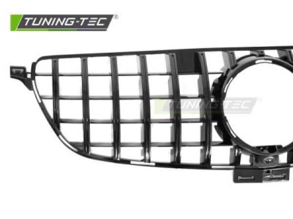 Upgrade Sportgrill / Kühlergrill passend für Mercedes Benz ML W166 Facelift (Mopf) 15-19 Hochglanz schwarz