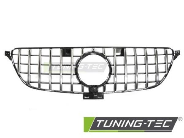 Upgrade Sportgrill / Kühlergrill passend für Mercedes Benz GLE Coupe (C292)15-19 Hochglanz schwarz/Chrom