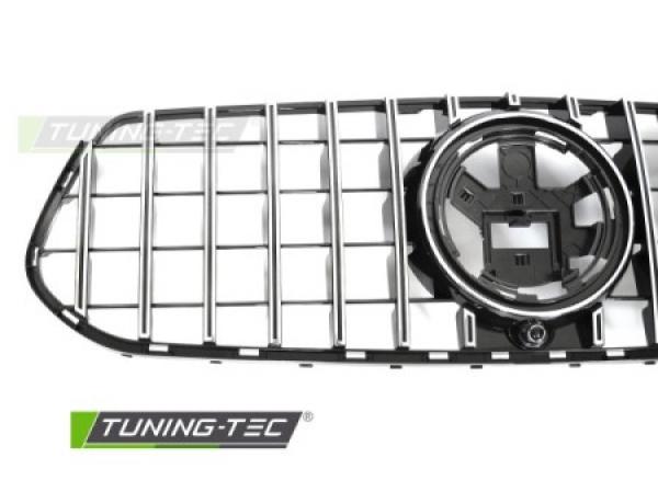 Upgrade Sportgrill / Kühlergrill passend für Mercedes Benz GLE (W167/C167) 19-23  Hochglanz schwarz/chrom