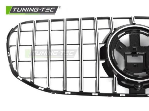 Upgrade Sportgrill / Kühlergrill passend für Mercedes Benz GLS (X167) 19-23 Hochglanz schwarz /chrom