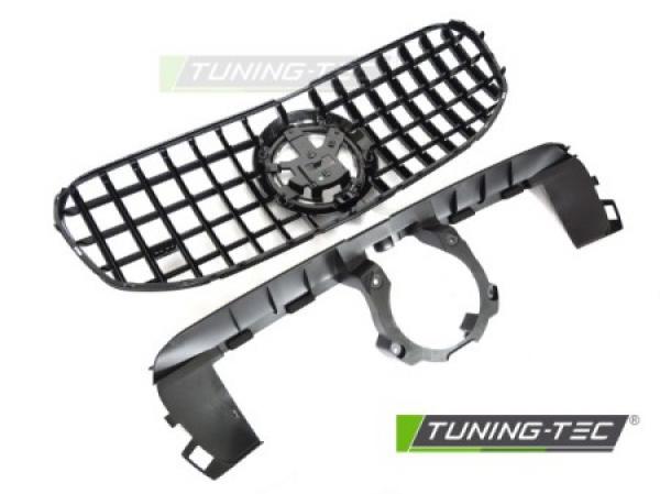 Upgrade Sportgrill / Kühlergrill passend für Mercedes Benz GLS (X167) 19-23 Hochglanz schwarz /chrom