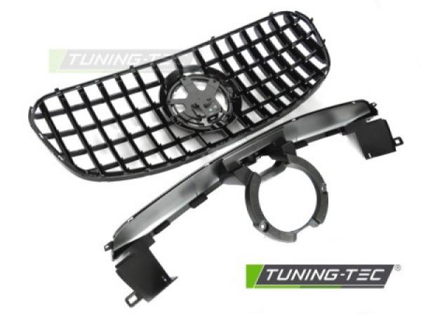 Upgrade Sportgrill / Kühlergrill passend für Mercedes Benz GLS (X167) Facelift 23+ Hochglanz schwarz /chrom