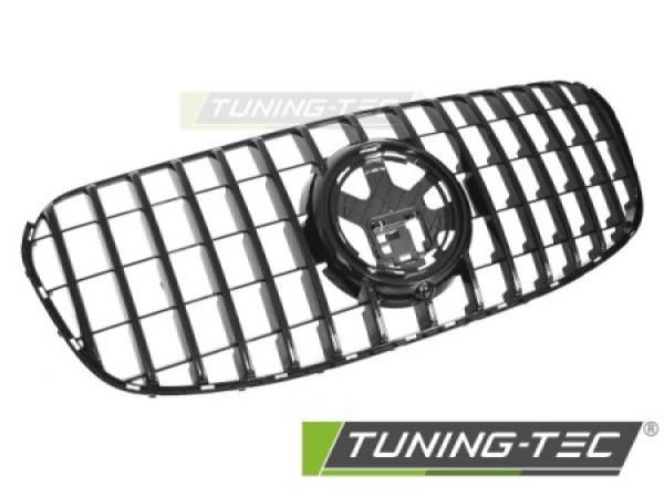 Upgrade Sportgrill / Kühlergrill passend für Mercedes Benz GLS (X167) Facelift 23+ Hochglanz schwarz /chrom