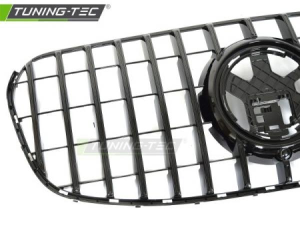 Upgrade Sportgrill / Kühlergrill passend für Mercedes Benz GLS (X167) Facelift 23+ Hochglanz schwarz /chrom