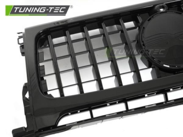 Upgrade Sportgrill / Kühlergrill + Scheinwerferblenden passend für Mercedes Benz G-Klasse W464 18Upgrade Sportgrill / Kühlergrill + Scheinwerferblenden / Rahmen passend für Mercedes Benz G-Klasse W464 18-24 Hochglanz schwarz