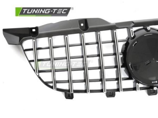 Upgrade Sportgrill / Kühlergrill passend für Mercedes-Benz Sprinter W906 09-13 Hochglanz schwarz/chrom