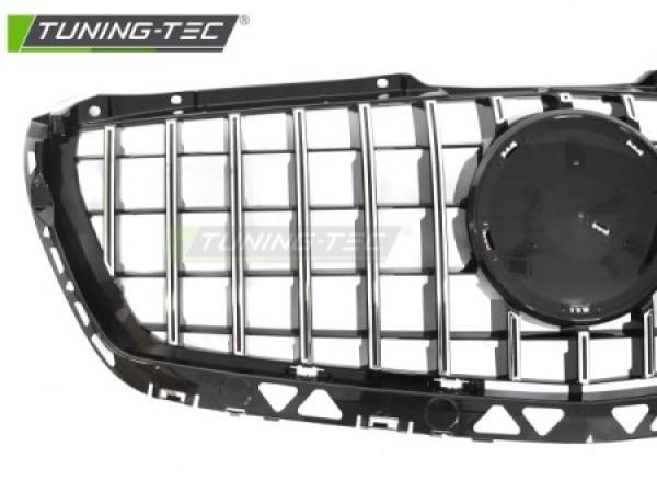 Upgrade Sportgrill / Kühlergrill passend für Mercedes-Benz Sprinter W906 Facelift 13-18 Hochglanz schwarz/chrom