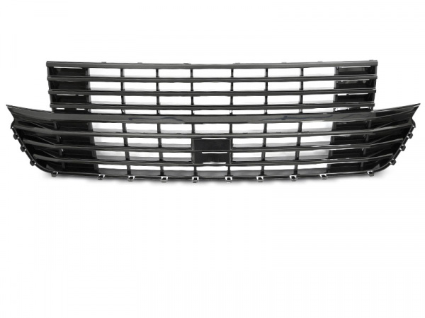 Upgrade Sportgrill / Kühlergrill für Volkswagen T6.1 ab 2019 Hochglanz schwarz