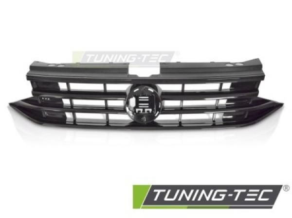 Upgrade Design Sportgrill / Kühlergrill für Volkswagen Tiguan II Facelift 20-24 Hochglanz-schwarz