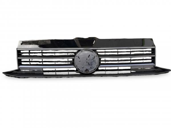 LumiFire Upgrade LED Kühlergrill Sportgrill passend für VW T6 15-19 Hochglanz-schwarz