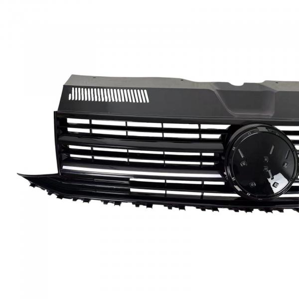 LumiFire Upgrade LED Kühlergrill Sportgrill passend für VW T6 15-19 Hochglanz-schwarz