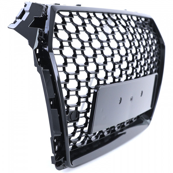 Upgrade Design Kühlergrill Wabengrill Schwarz Hochglanz für Audi A4 B9 ab 2015-2019 kein RS4