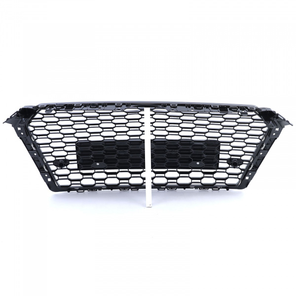 Upgrade Design Kühlergrill Wabengrill Schwarz Hochglanz für Audi A4 B9 ab 2015-2019 kein RS4