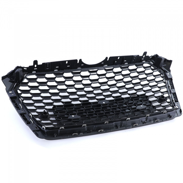 Upgrade Design Kühlergrill Wabengrill Schwarz Hochglanz für Audi A4 B9 ab 2015-2019 kein RS4