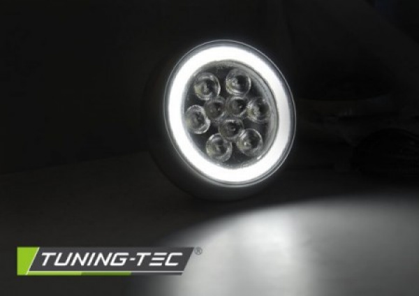 Upgrade LED Nebelscheinwerfer / Tagfahrlicht für Mini Cooper R55 / R56 / R57 Chrom