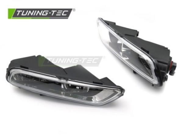 Upgrade Design Nebelscheinwerfer - Tagfahrlicht Kombination für VW Passat B7 10-14 schwarz 