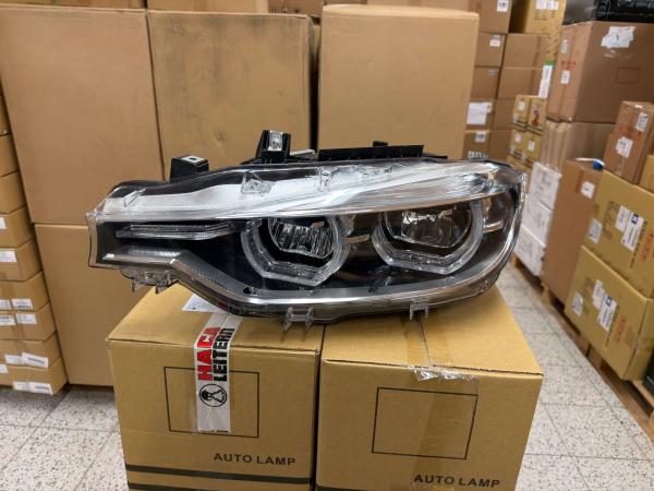 B-Ware  VOLL LED Upgrade Tagfahrlicht Scheinwerfer Set für BMW 3er F30 / F31 11-15 schwarz (werks. Halogen)