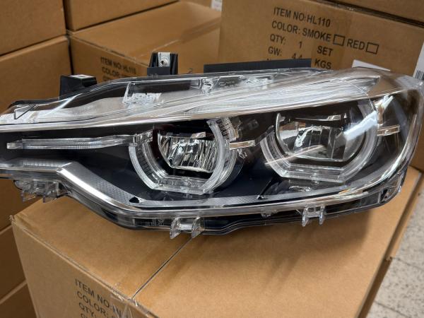 B-Ware  VOLL LED Upgrade Tagfahrlicht Scheinwerfer Set passend für BMW 3er F30 / F31 11-15 schwarz (werks. Xenon)