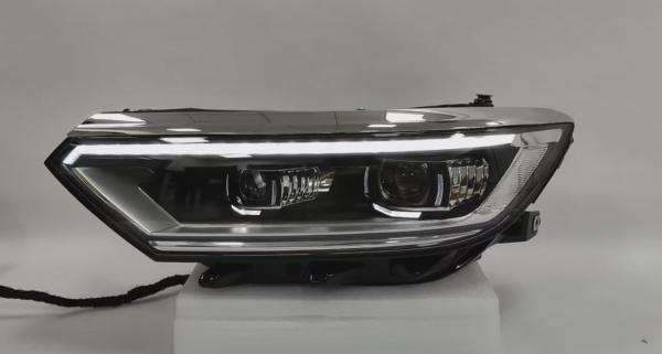 Voll LED Tagfahrlicht Scheinwerfer Set für VW Passat B8 14-19 schwarz mit dynamischen LED Blinker & Willkommensfunktion