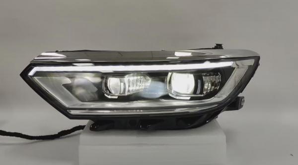 Voll LED Tagfahrlicht Scheinwerfer Set passend für VW Passat B8 14-19 schwarz mit dynamischen LED Blinker & Willkommensfunktion