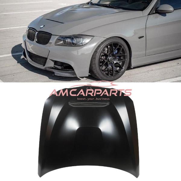Upgrade Sport Stahl Motorhaube passend für BMW 3er E90 / E91 Facelift Limousine / Touring 08-11