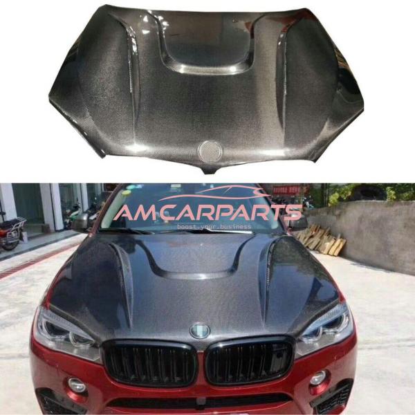 Upgrade Sport Echt-Carbon Motorhaube passend für BMW X5 F15, F85 / BMW X6 F16, F86 14-18