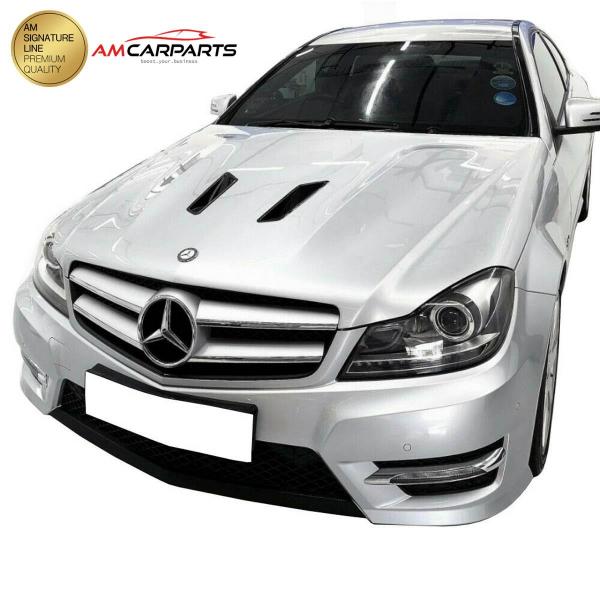 Upgrade Aluminium Motorhaube passend für Mercedes Benz C-Klasse W204 / S204 / C204 Facelift 11-15