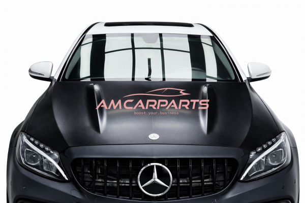 Upgrade Sport Stahl Motorhaube passend für Mercedes Benz C-Klasse W205 / S205 / A205 / C205 13+