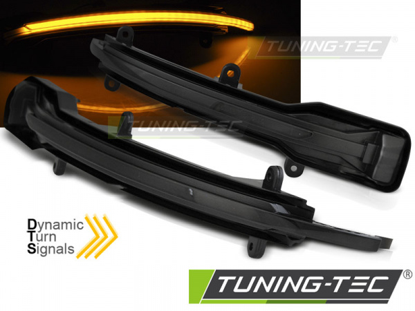 Upgrade LED Spiegelblinker für Audi Q5 10-15 / Q7 09-15 schwarz/rauch dynamisch