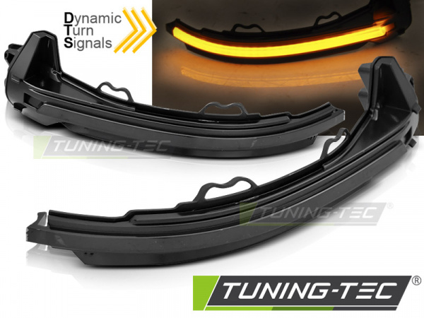 Upgrade LED Spiegelblinker für Audi A4 B9 / A5 15-18 schwarz/rauch dynamisch