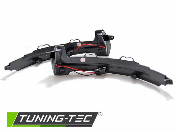 Upgrade LED Spiegelblinker für Audi A4 B9 / A5 15-18 schwarz/rauch dynamisch