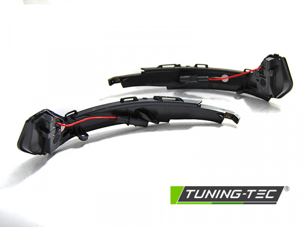 Upgrade LED Spiegelblinker für Audi A1 10-18 schwarz/rauch dynamisch