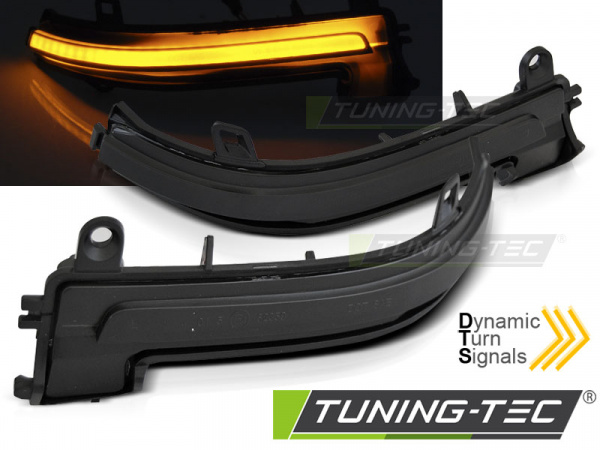 Upgrade LED Spiegelblinker für BMW 1er F20/F21 / 2er F22/F23 / 3er F30/F31 / 4er F32, F33, F36 / X1 E84 11-18 rauch dynamisch