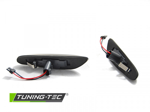 Upgrade LED Seitenblinker für BMW 5er E61/E61, 1er E81/E82/E87, 3er E90/E91, 3er Coupe/Cabrio E92/E93 04-10 schwarz/rauch