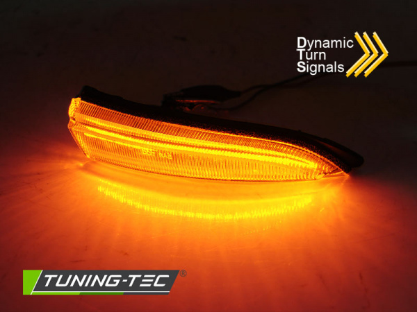 Upgrade LED Seitenblinker für Ford Fiesta MK7 3/5 Türer 13-16 Schwarz dynamisch