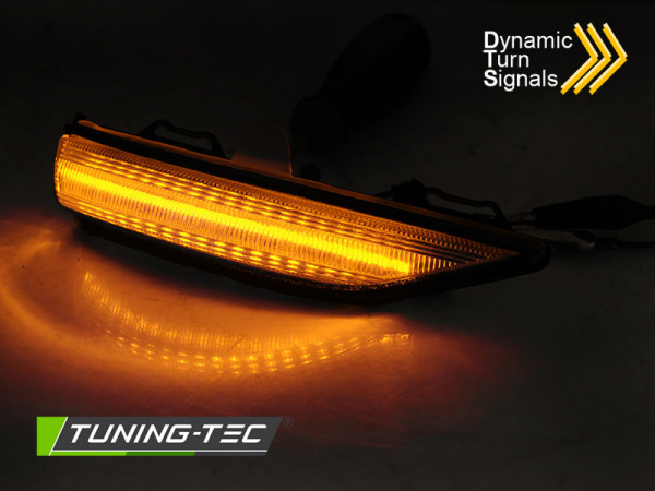 Upgrade LED Spiegelblinker für Ford Fiesta MK7/MK8 3/5 Türer ab 2017 Schwarz dynamisch