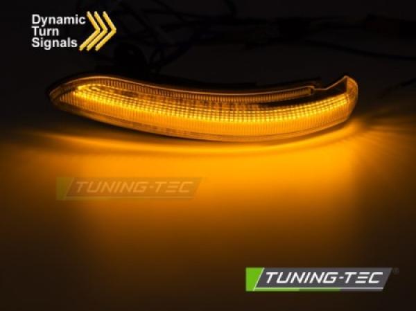 Upgrade LED Spiegelblinker für Mercedes Benz E-Klasse W211/ S-Klasse W221/ CLS C219/ CL C216 chrom/weiß dynamisch