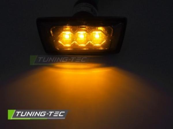 Upgrade LED Seitenblinker Set für Opel Astra H / Corsa D/ Insignia A / Zafira B  schwarz/rauch