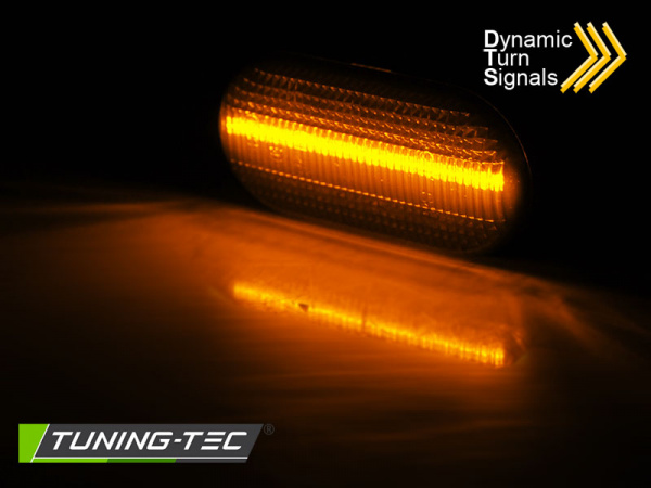 Upgrade LED Seitenblinker für Renault Clio / Megane / Twingo / Nissan / Opel / Smart 453 / Dacia Schwarz dynamisch