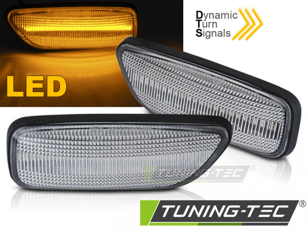 Upgrade LED Seitenblinker für Volvo S60 / S80 / V70 / XC90 Weiß dynamisch