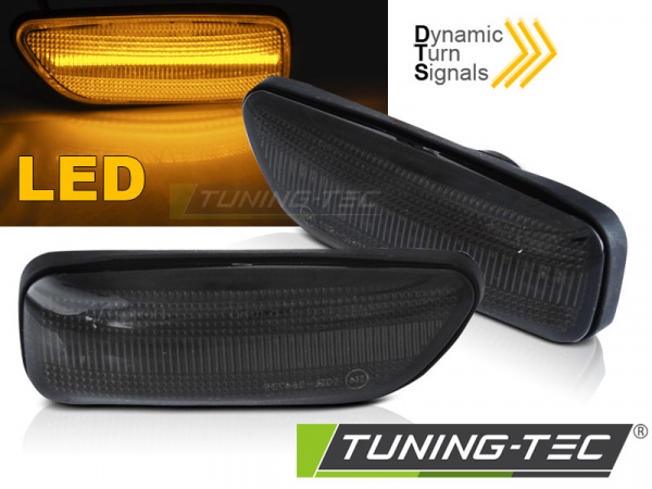 Upgrade LED Seitenblinker für Volvo S60 / S80 / V70 / XC90 Schwarz dynamisch