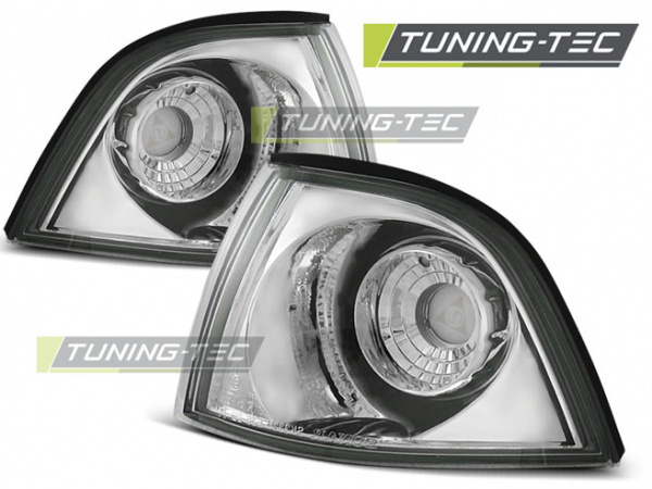 Upgrade Klarglas Frontblinker für BMW 3er E36 Coupe/Cabrio 90-99 chrom